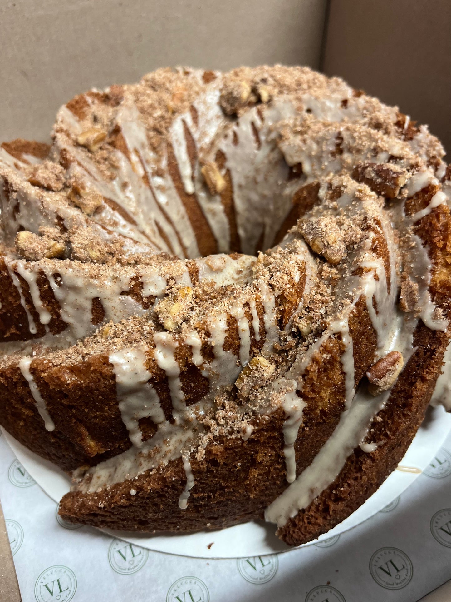 Pastel de Canela Con Harina de Almendra y Monk