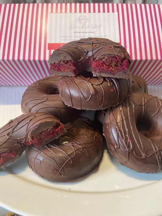 CAJA DONAS RED VELVET SIN AZUCAR