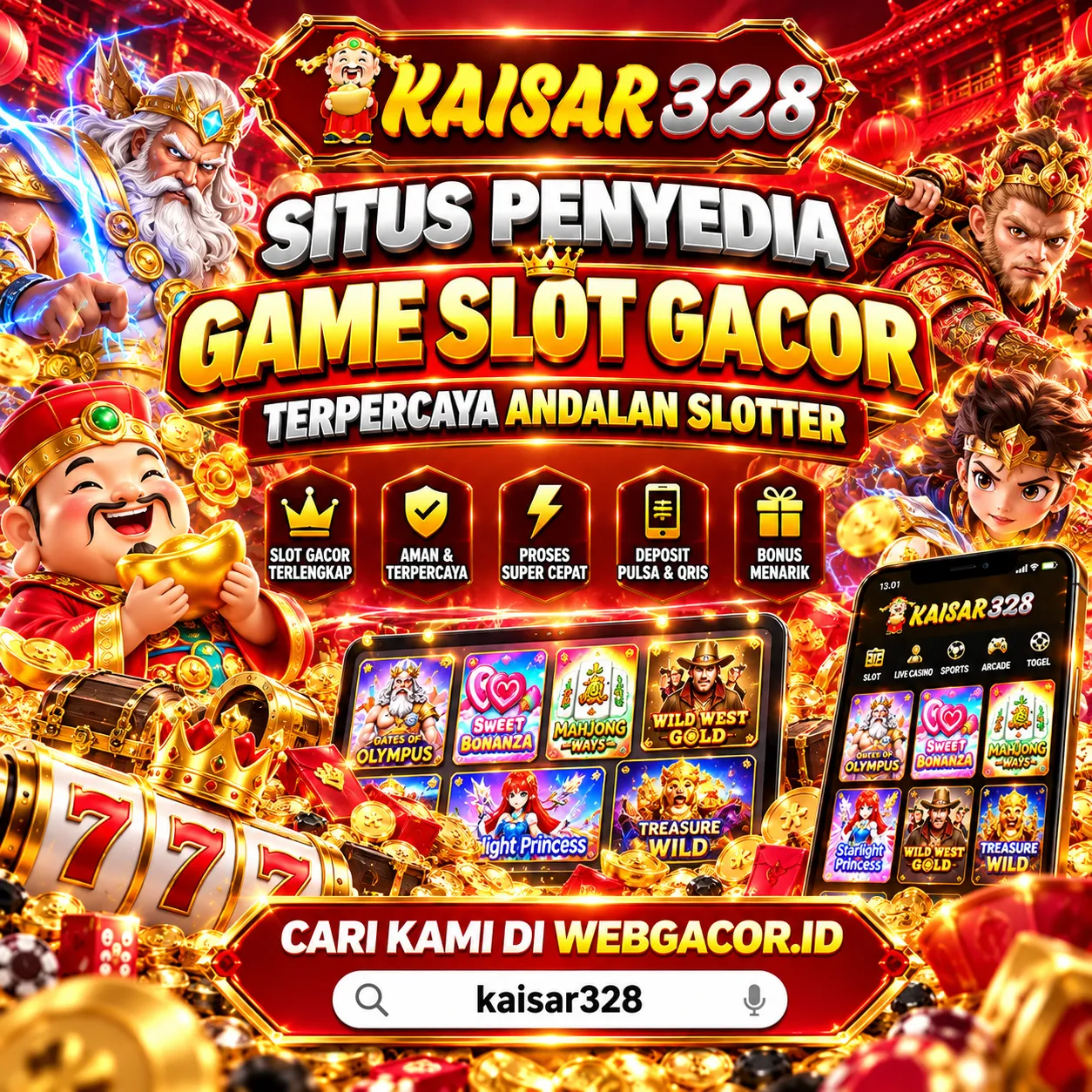 KAISAR328 : Situs Penyedia Game Slot Gacor Terpercaya Andalan Slotter